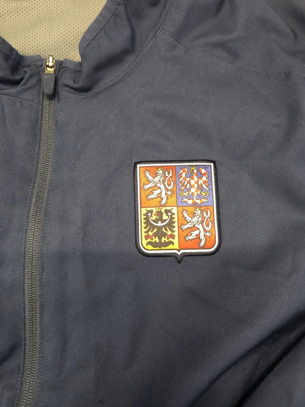 Vintage Team Czech Republic Soccer Futbol Jacket Men's Size XL - Picture 3 of 7